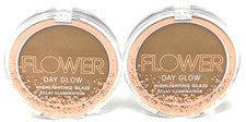 (2) Esmalte iluminador Flower Day Glow nuevo *Sellos rotos 0,12 oz DG2 - En llamas