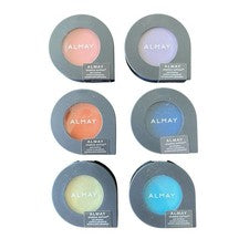 Almay Shadow Softies Sombra de Ojos Lote de 6 Pétalos Lila Melocotón Pelusa Cielo Medianoche ¡NUEVO!
