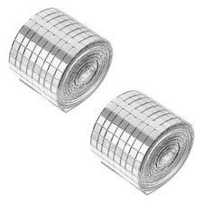 2 rollos adhesivo mosaico azulejos vidrio espejo mosaico pegatina hágalo usted mismo pegatina de pared