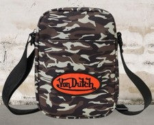 Bolso Bandolera Von Dutch Unisex Camuflaje/Camuflaje ~ Y2K ~ Nuevo con Etiquetas