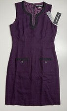 Vestido KARL LAGERFELD Paris, talla 4 = XS/S, colores berenjena, nuevo con etiqueta