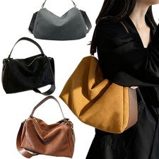 Bolso Bandolera Sólido Para Mujer Bolso de Hombro de Moda Suave Ligero Bolso de Mano