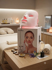 Mascarilla facial terapia de luz LED totalmente nueva diseñada para el cuidado avanzado de la piel.