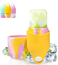 Kibtoy Belleza Facial Rodillo de Hielo Silicona Herramienta de Cuidado de la Piel para Masajes Faciales con Hielo.