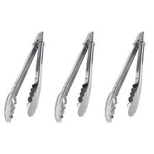 3X Alicates para alimentos de acero inoxidable de 30 cm para cocina M5Z35908