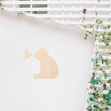 Calcomanías adhesivas de pared para decoración de cocina de letrero para dormitorio dibujos animados de animales