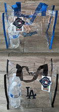 Bolso de Mano de Los Angeles Dodgers Logo Transparente Estadio Seguridad Amigable con Asas
