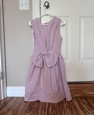 Vestido para mujer Gracia línea A rosa claro detalle lazo grande estilo D38272 talla pequeña