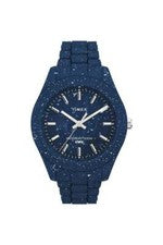 Timex de Caballero Waterbury Océano a Topos Azul Plástico Reloj TW2V37400