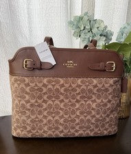 Bolso de Mano Coach Easton Nuevo con Etiquetas en Chenille Signature CCZ08