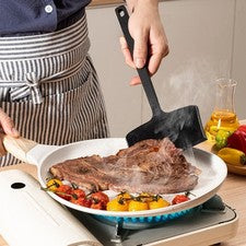 2 Piezas Volteador de Silicona 13 cm Ancho Utensilios de Cocina para Pizza Panqueques Rindfl