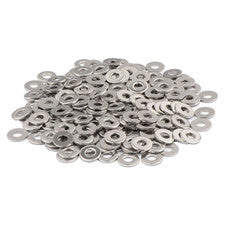 6# Arandelas planas OD 3/8"" 304 arandelas de acero inoxidable SAE arandelas de metal, paquete