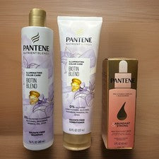 Pantene Pro-V Champú Iluminador Cuidado del Color/Tratamiento de Cond y Cuero Cabelludo NUEVO PAQUETE DE 3