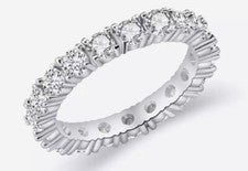 Nuevo Lo último Marca Anillos de Oro Blanco Regalos Moda Redondos Cúbicos Anillos de Circón Mujeres