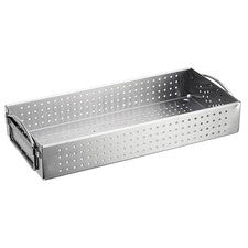 Encimera organizadora con soporte para utensilios de acero inoxidable