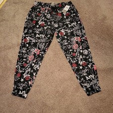 Pantalones Bel-Air estampados frescos para hombre XL graffiti rosa ropa de calle hip hop urbanos nuevos con etiquetas