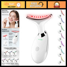 Varita de terapia de luz facial LED de 7 colores - Herramienta de cuidado de la piel con luz roja y azul para el hogar