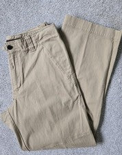 Pantalones utilitarios vintage Banana Republic caqui 31x32 nuevos sin etiquetas auténticos 2004 Y2K holgados