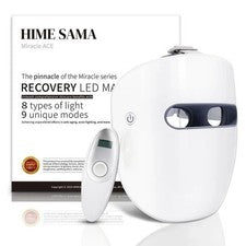 Máscara facial LED, 8 colores LED HIME SAMA Miracle ACE para el cuidado de...