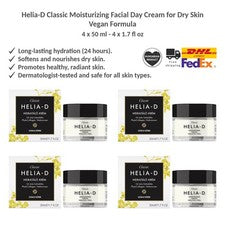 Helia-D Classic Crema Hidratante Facial de Día para Piel Seca x4