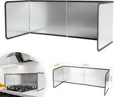 Protección contra salpicaduras plegable cocina placa de pulverización 30 * 76 cm protección contra salpicaduras para sar