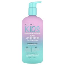 Eco Chic® Niños, Acondicionador de Cabello Nutritivo y Desenredante, Para Todo Tipo de Cabello,