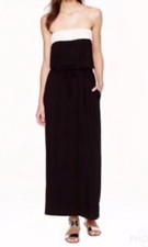 Vestido J Crew Maxidress S Amie en Negro Estilo A5025 $110 Nuevo con Etiquetas Para Mujer Pequeño’s