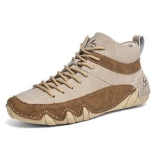 Zapatos Oxford para hombre con cordones al aire libre senderismo ropa de trabajo de cuero de alta calidad zapatos
