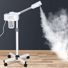 Equipo profesional de belleza spa vaporizador facial cuidado de la piel ozono uso en salón en el hogar