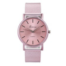 pareja reloj unisex hombre mujer estudiante moda malla correa cuarzo reloj pulsera
