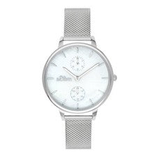 s.Oliver Reloj Mujer Reloj de Pulsera Acero Inoxidable SO-3582-MM