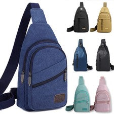 Mochilas Bandolera Hombro Eslinga Pecho Gran Capacidad Deporte Exterior US STOCK