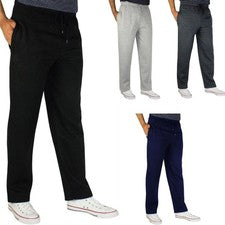 Pantalones para hombre de lana pantalones para correr elásticos dobladillo abierto pantalones para correr pista gimnasio