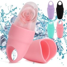 Masajeador de silicona cubo de hielo molde contorno facial rodillo cara piel cuidado de ojos levantamiento