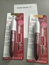 2X Máscara de pestañas efecto extensión belleza doble extensión LOREAL 575 negra más negra