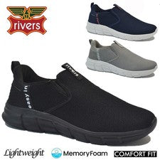 ZAPATOS DEPORTIVOS INFORMALES DE ESPUMA VISCOELÁSTICA PARA HOMBRES SIN CORDONES PARA CONDUCIR BARCO PARA CAMINAR TALLA