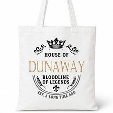 Bolso Shopper Casa Of Algodón Apellido Familiar DUNAWAY