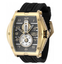 Reloj de cuarzo Invicta S1 Rally Diablo Racing RPM para hombre 50 mm negro dorado 47386
