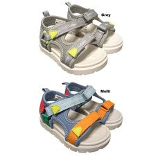 Sandalia OshKosh B'Gosh con correa de gancho y bucle para niños pequeños, prado