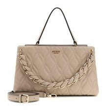 GUESS Maxine 2 Comp. Bolso bandolera bolso de mano Light Taupe taupe