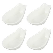 4 PCs Keramiklöffel ruhen praktische Küchen Utensilhalter Löffel Racks