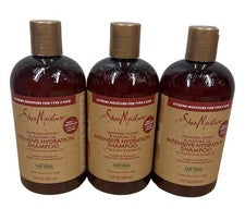 Paquete de 3 champú de hidratación intensiva de miel de manuka y aceite de mafura hidratante de karité 13 oz