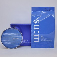 Cojín CC completo de agua SU:M37 acabado perfecto SPF50+ PA+++ #01 #02 beige K-Beauty