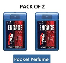 Pack de 2 Perfumes de Bolsillo Engage Para Hombre, Perfume Clásico Leñoso 18 ml Envío Gratis