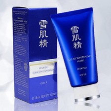 Mascarilla transparente KOSE Sekkisei 76 ml cuidado facial despegable hecha en Japón cuidado de la piel 'th