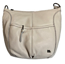 THE SAK BOLSO DE MANO PARA MUJER BOLSO BOLSO MARFIL CREMA CUERO NUEVO CON ETIQUETAS VENTA AL POR MENOR-$149