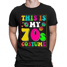 This Is My 70s Disfraz Fiesta Estilo Retro Vintage Hombres Mujeres Camisetas Top #DNE