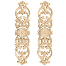 Calcomanías para tallar madera talladas esquina flor decoración hogar gabinete puerta cama9934