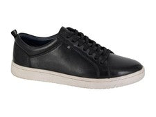 Zapatos Entrenadores Roamers M799 Negros 7 Ojales Ocio