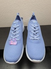 Zapatillas deportivas Skechers talla 12 Sport Reese 2.0 tejidas sin cordones veganas para caminar azules